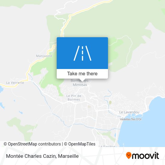 Montée Charles Cazin map
