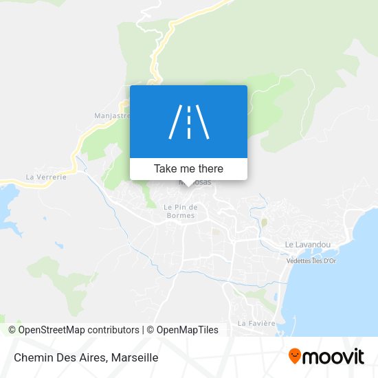 Chemin Des Aires map