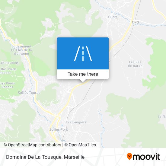 Domaine De La Tousque map