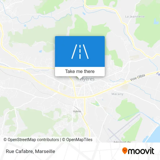 Rue Cafabre map