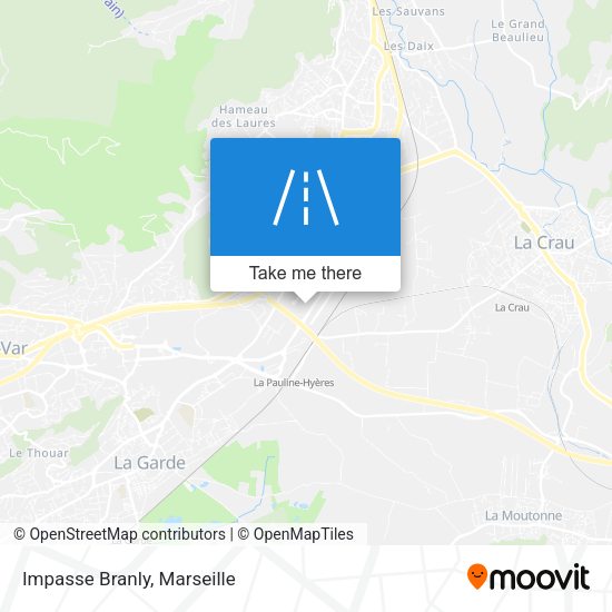Impasse Branly map