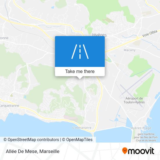 Allée De Mese map