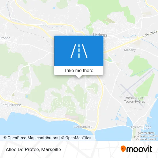 Allée De Protée map