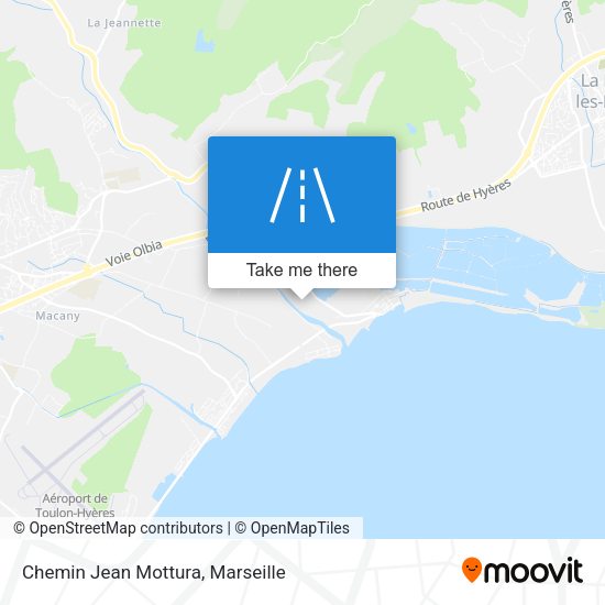 Chemin Jean Mottura map