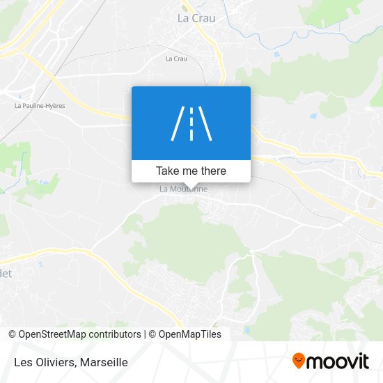 Les Oliviers map