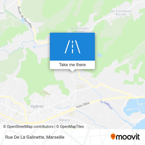 Rue De La Galinette map