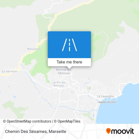 Chemin Des Sésames map