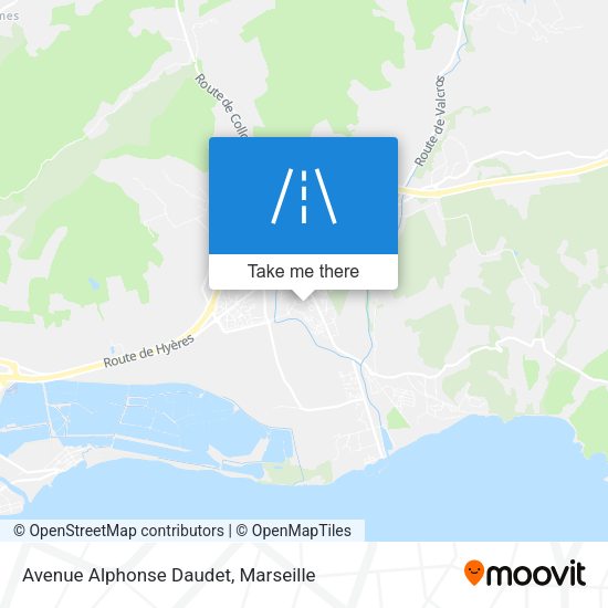 Avenue Alphonse Daudet map