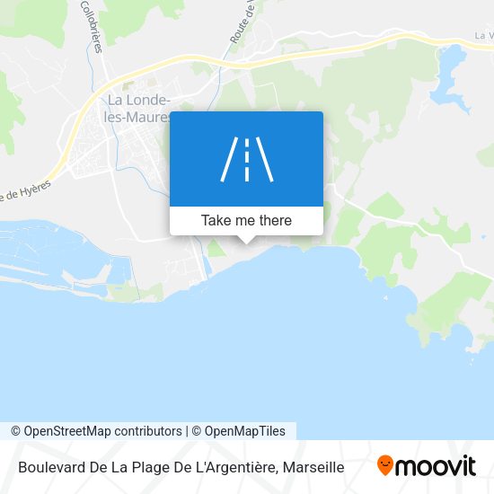 Boulevard De La Plage De L'Argentière map