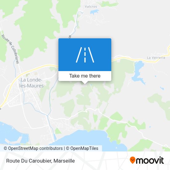 Route Du Caroubier map