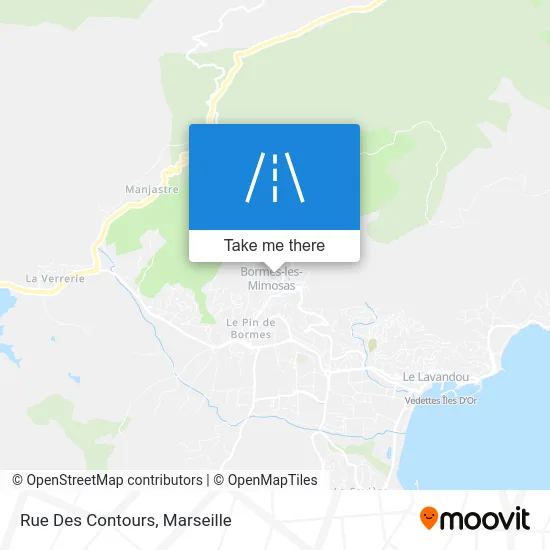 Rue Des Contours map