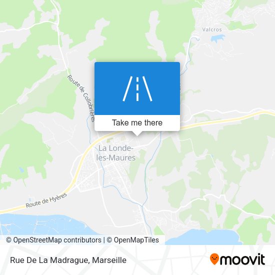 Rue De La Madrague map