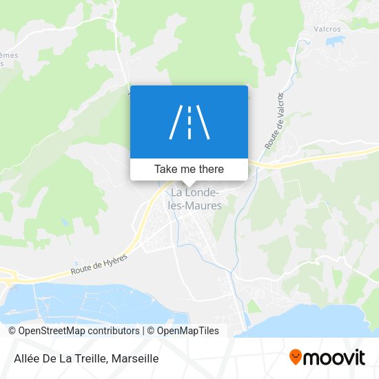 Allée De La Treille map