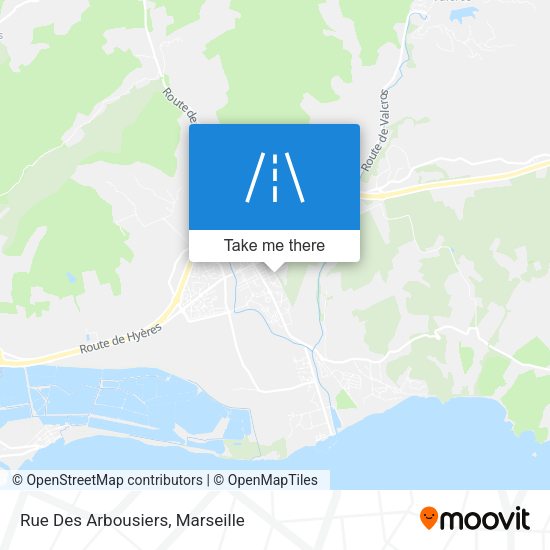 Rue Des Arbousiers map