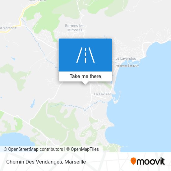 Chemin Des Vendanges map