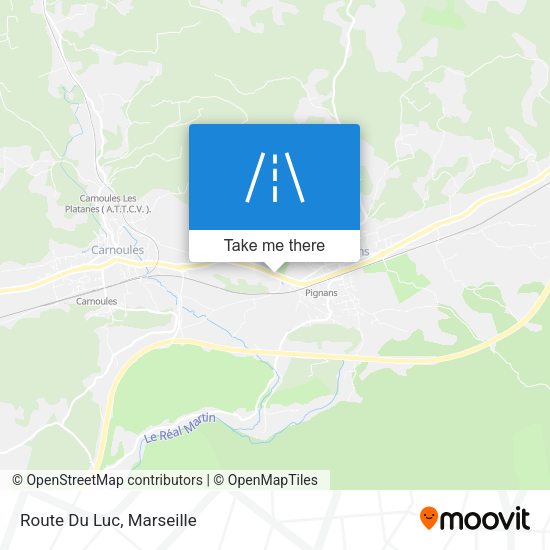 Route Du Luc map