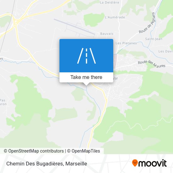 Chemin Des Bugadières map