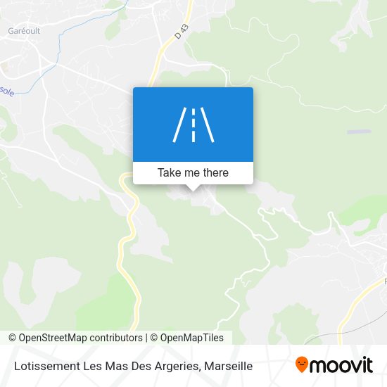 Lotissement Les Mas Des Argeries map
