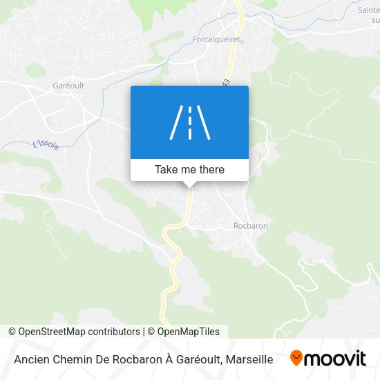 Ancien Chemin De Rocbaron À Garéoult map