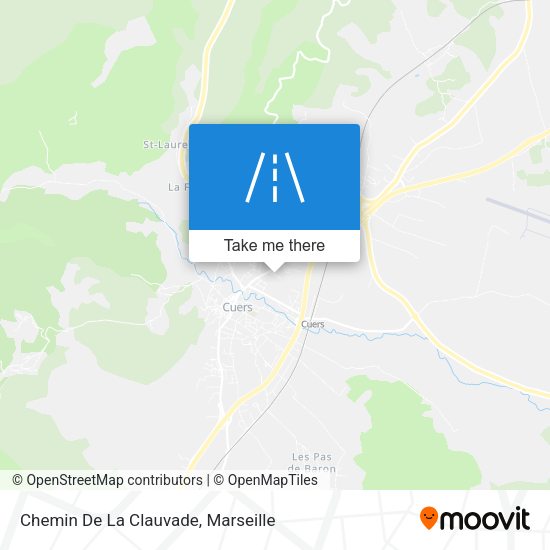 Chemin De La Clauvade map