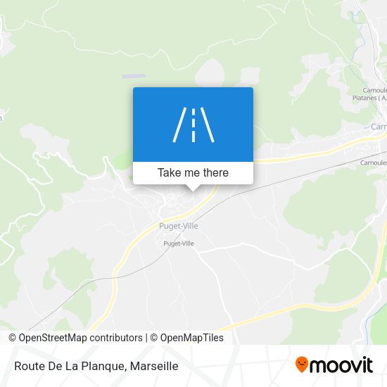 Route De La Planque map