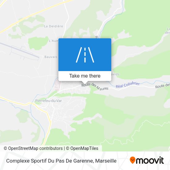 Complexe Sportif Du Pas De Garenne map