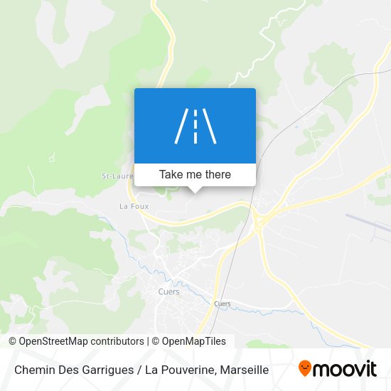 Chemin Des Garrigues / La Pouverine map