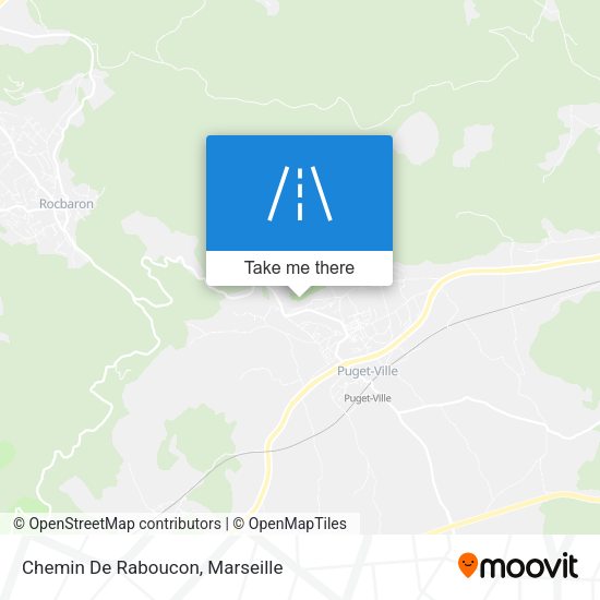 Chemin De Raboucon map