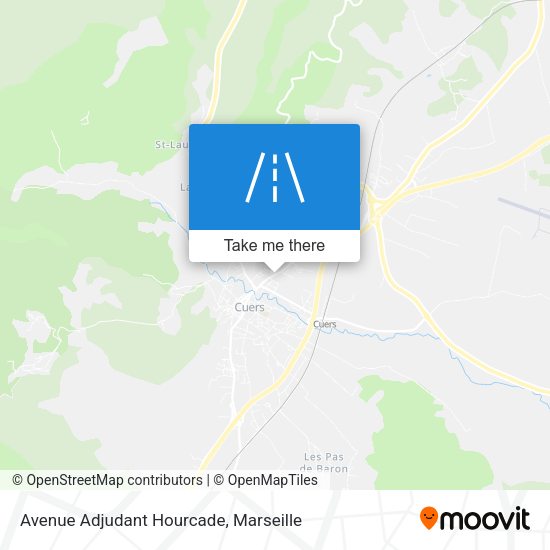 Avenue Adjudant Hourcade map
