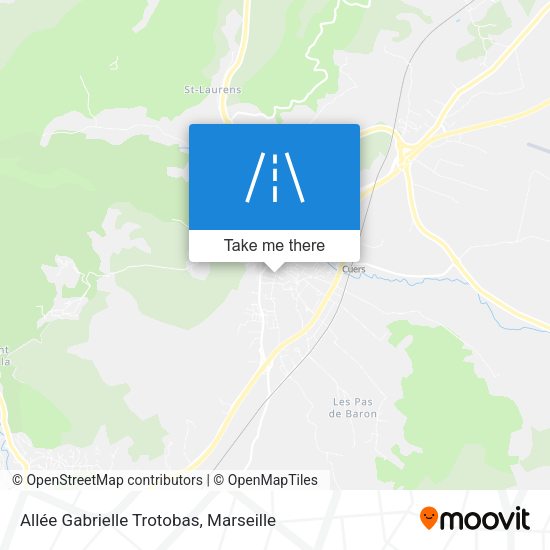 Allée Gabrielle Trotobas map