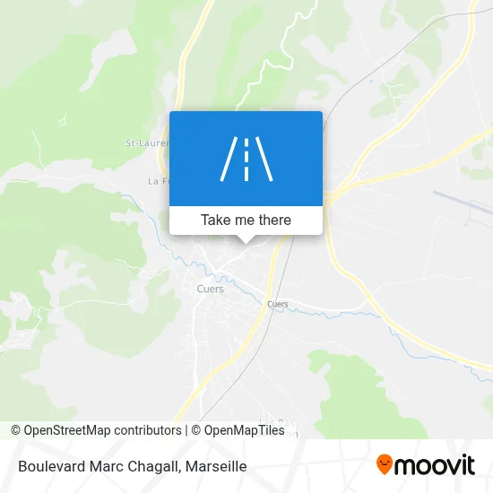 Boulevard Marc Chagall map