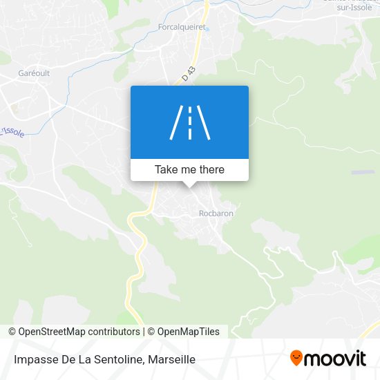 Impasse De La Sentoline map