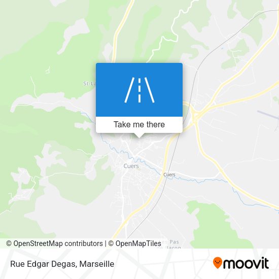 Rue Edgar Degas map