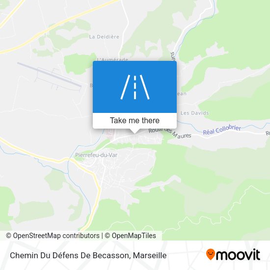 Chemin Du Défens De Becasson map
