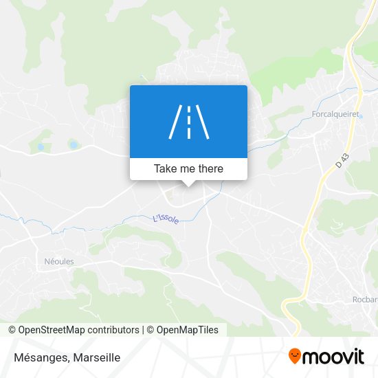Mésanges map