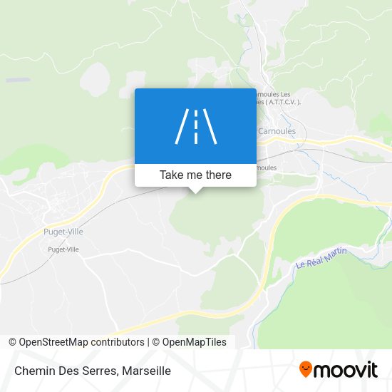Chemin Des Serres map