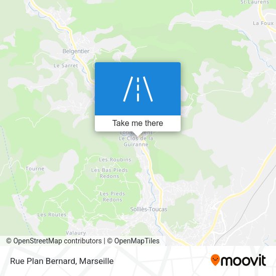 Rue Plan Bernard map