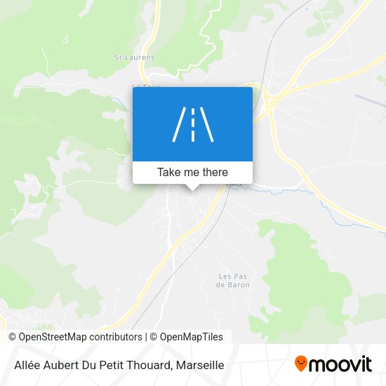 Allée Aubert Du Petit Thouard map