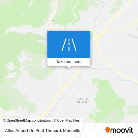 Allée Aubert Du Petit Thouard map