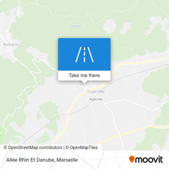 Allée Rhin Et Danube map