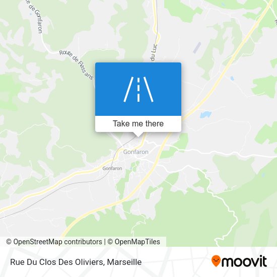 Rue Du Clos Des Oliviers map