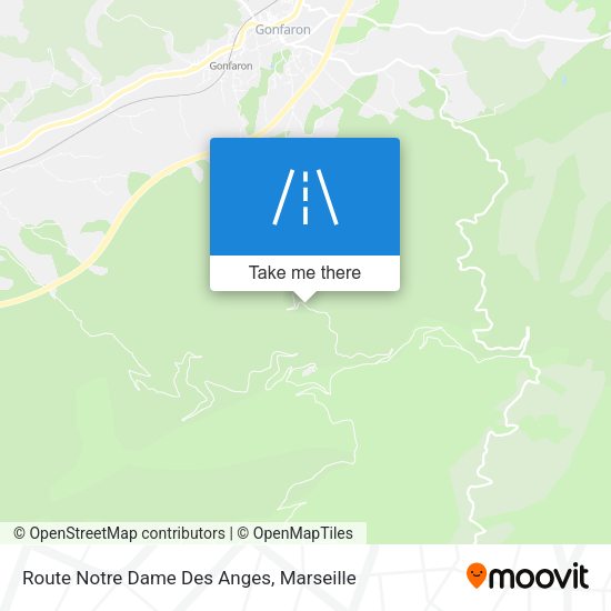 Route Notre Dame Des Anges map