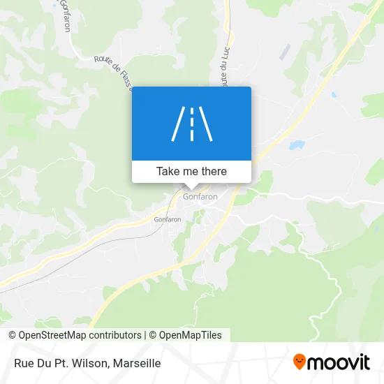 Rue Du Pt. Wilson map