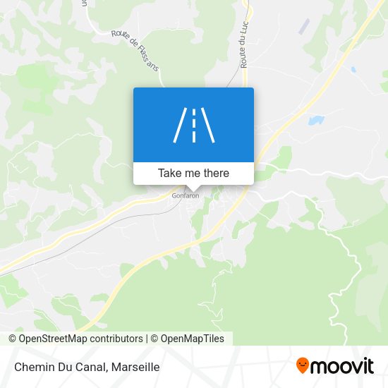 Chemin Du Canal map