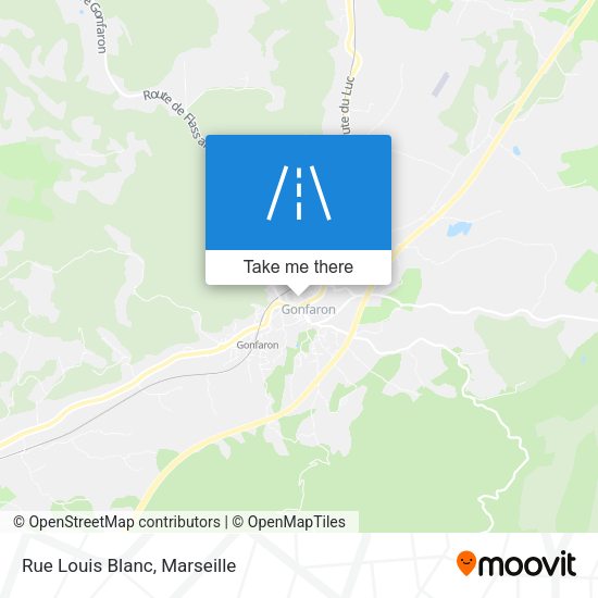 Rue Louis Blanc map