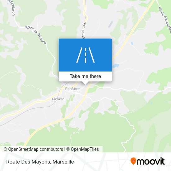Route Des Mayons map