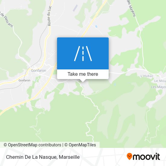 Chemin De La Nasque map
