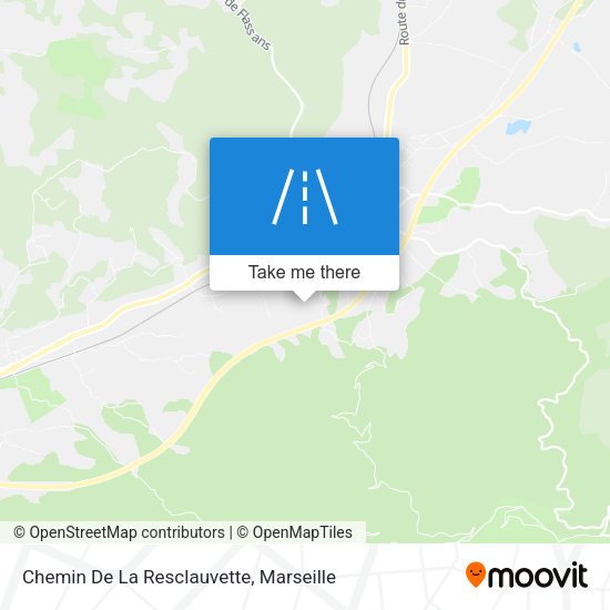 Chemin De La Resclauvette map