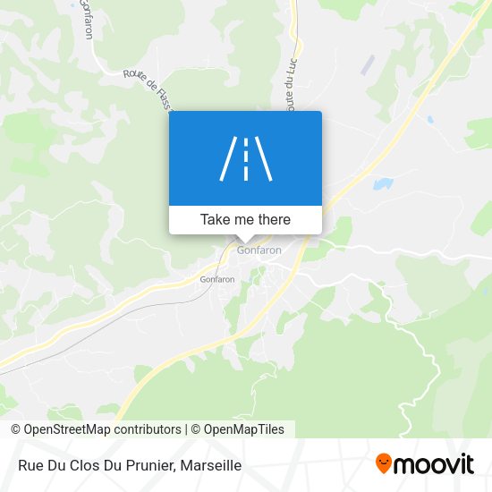 Rue Du Clos Du Prunier map