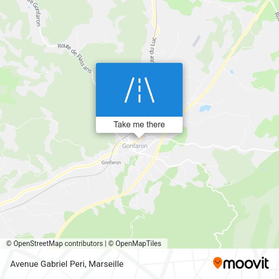 Avenue Gabriel Peri map